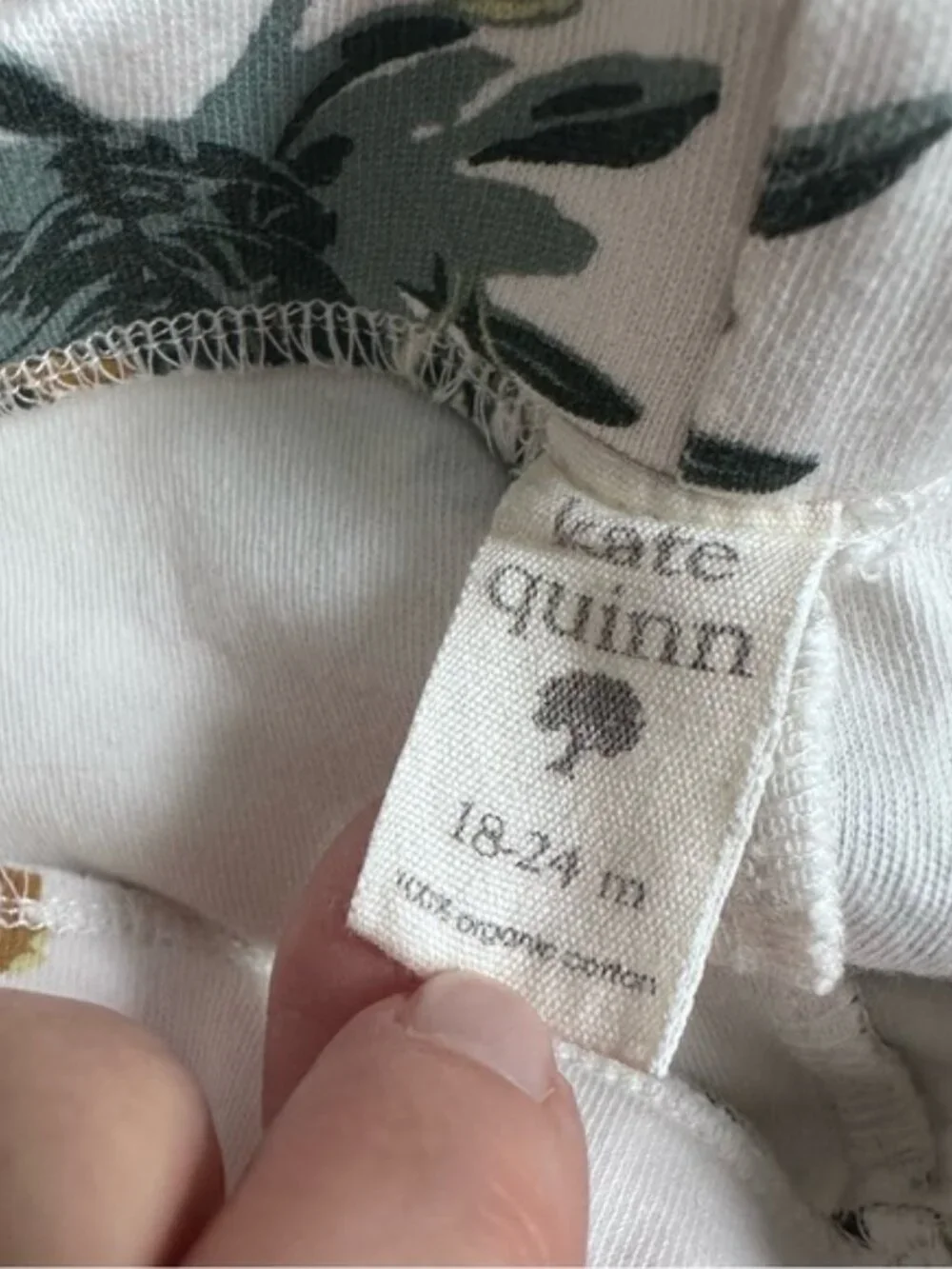 Kate Quinn | Calendula Print Sunflower Leggings | Size 18-24 Months